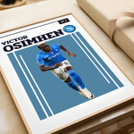 Indlæs billede til gallerivisning Fodbold plakat | Fodbold plakater | Victor Osimhen Fodbold Plakat | Perfekt til Passionerede Fans | Plakaty.dk
