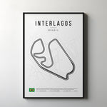 Indlæs billede til gallerivisning Brazil Formula 1 Plakat | Samba Speed i Sao Paulo
