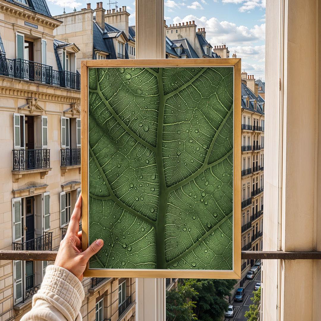 Plante plakat | Unikt print der tilføjer skønhed til rummet | Plakat med grønne planter, botanisk kunst og naturplanter, ideel til at tilføje et organisk og livligt præg til dit hjem.