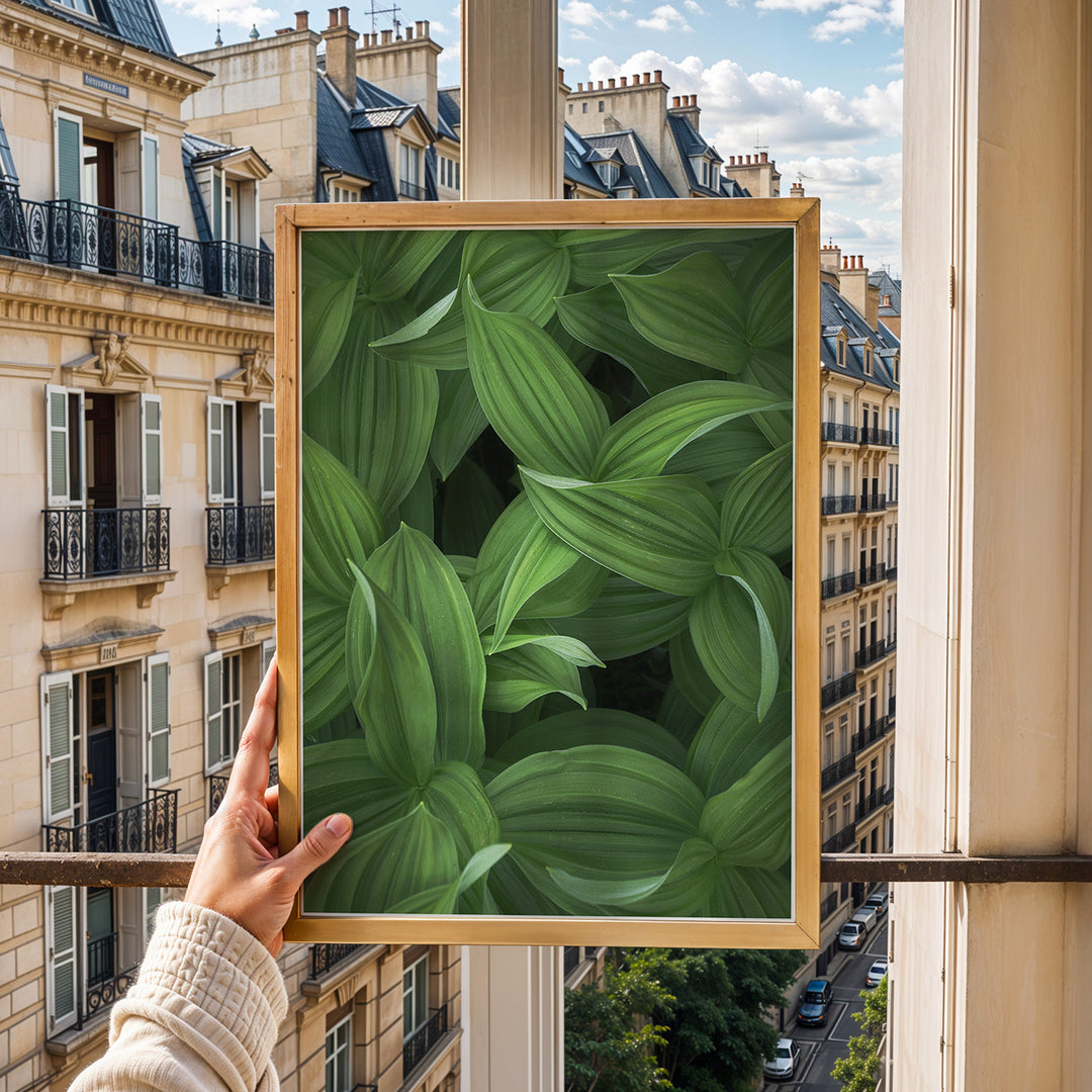 Plante print | Tidløs plakat med inspirerende motiver | Plakat med grønne planter, botanisk kunst og naturplanter, ideel til at tilføje et organisk og livligt præg til dit hjem.