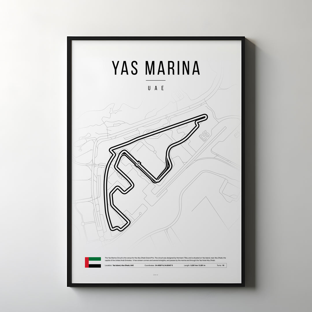 Abu Dhabi Formula 1 Plakat | Twilight Oasis på Yas Marina