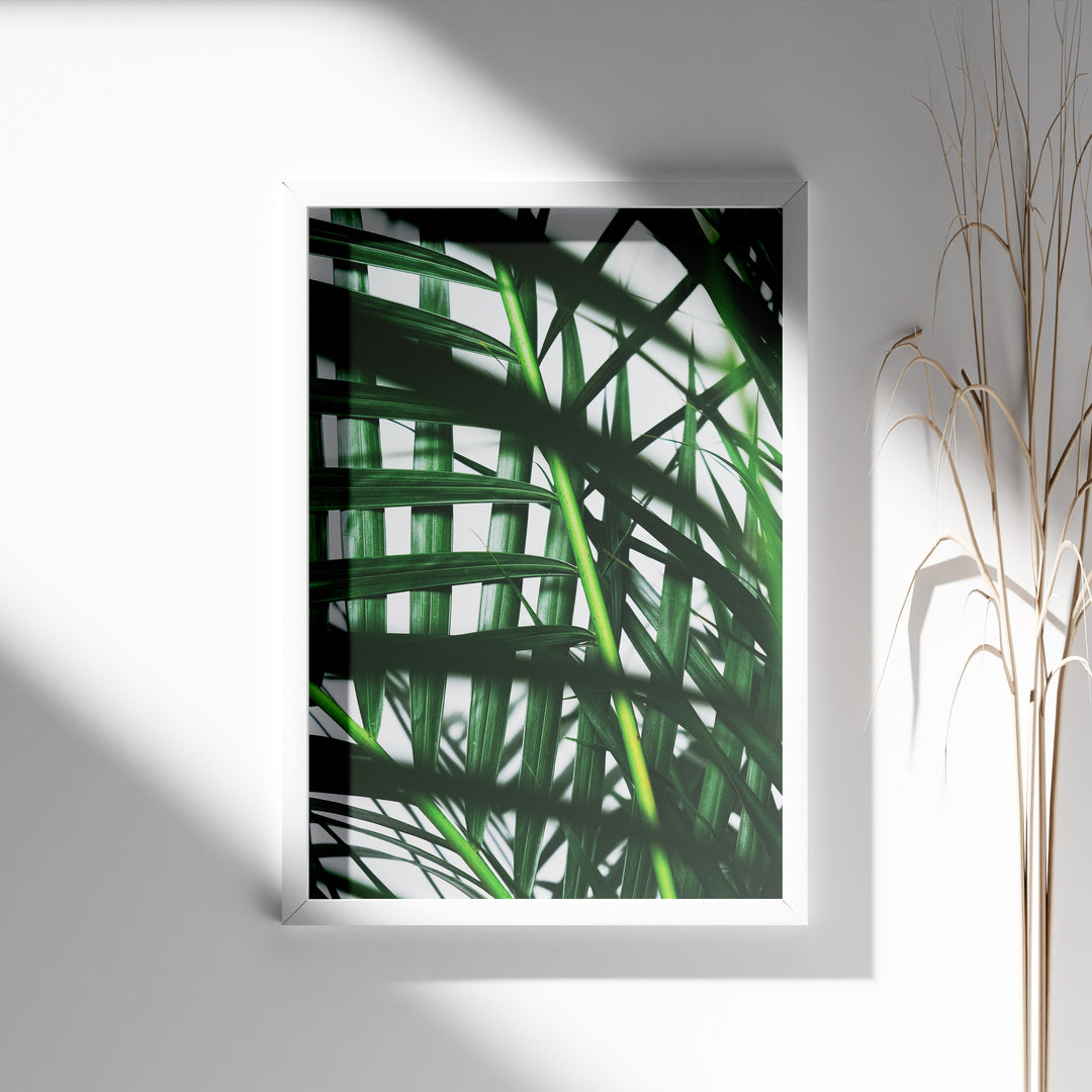 Plante print | Unik plakat med stilfulde designs | Plakat med grønne planter, botanisk kunst og naturplanter, ideel til at tilføje et organisk og livligt præg til dit hjem.