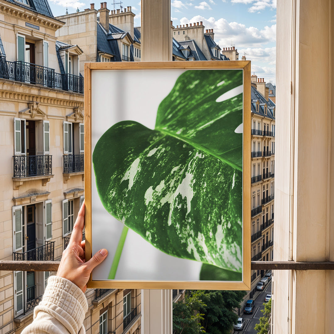 Plante plakat | Detaljeret print til moderne indretning | Plakat med grønne planter, botanisk kunst og naturplanter, ideel til at tilføje et organisk og livligt præg til dit hjem.