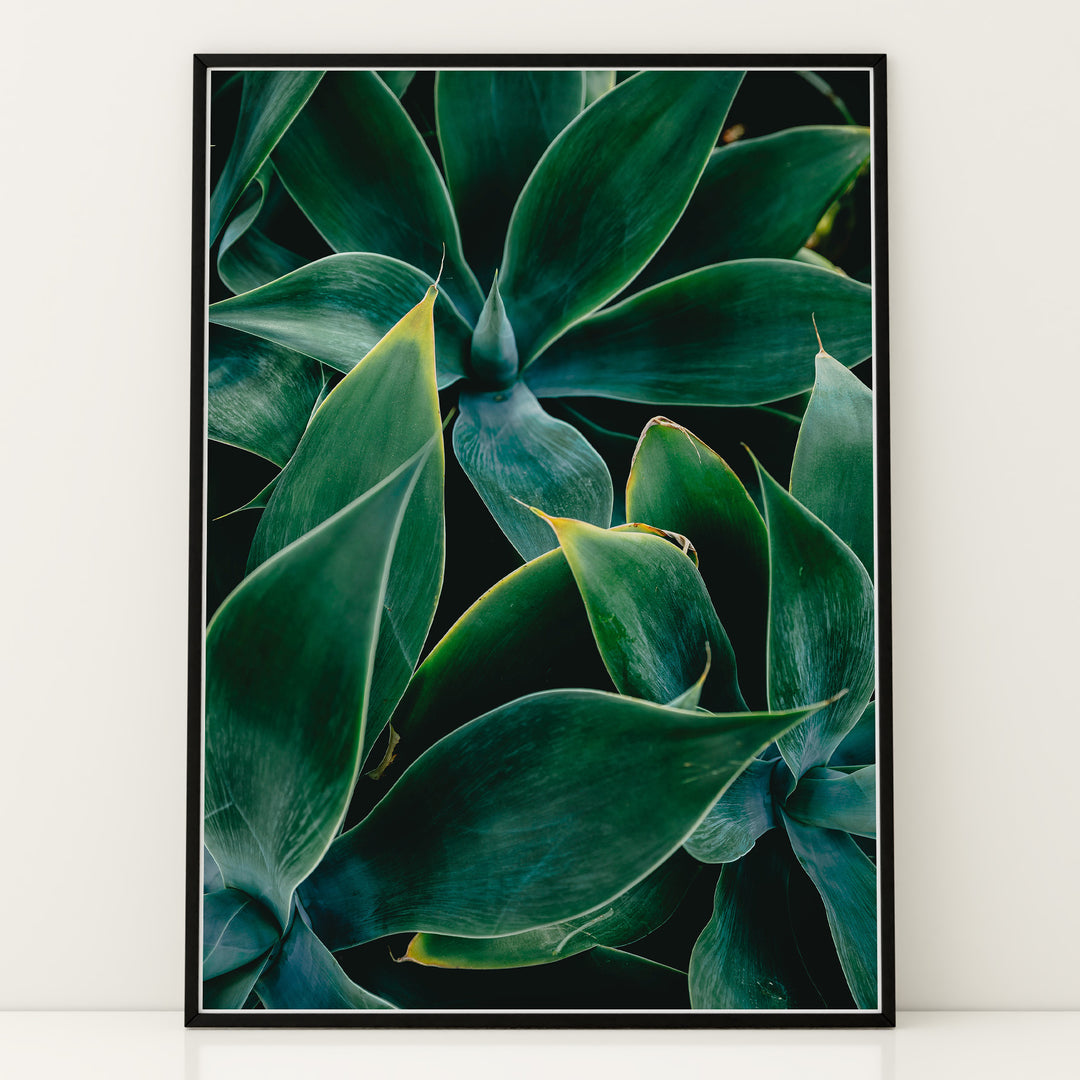 Plante print | Elegant plakat med delikate detaljer | Plakat med grønne planter, botanisk kunst og naturplanter, ideel til at tilføje et organisk og livligt præg til dit hjem.