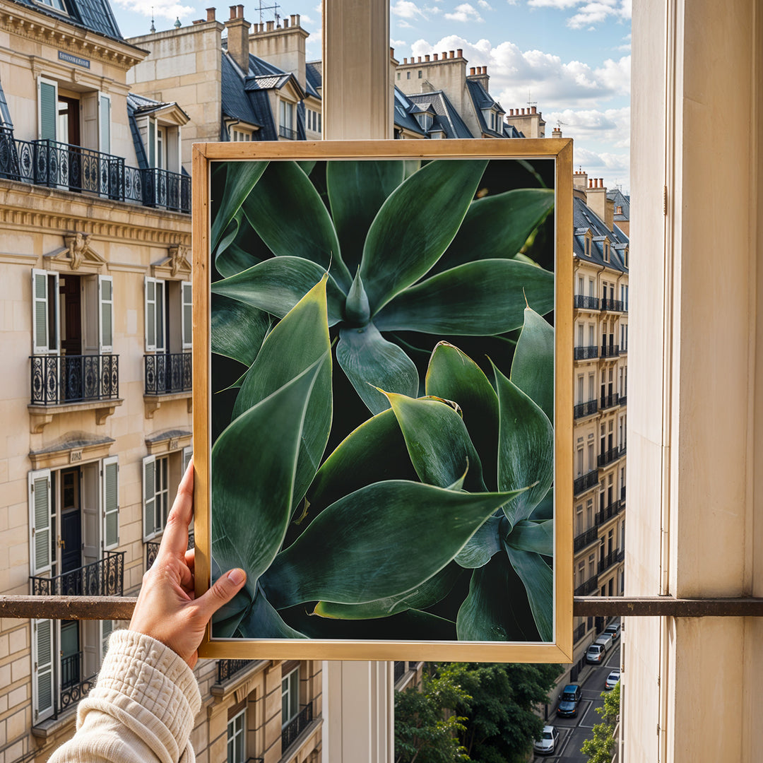 Plante print | Elegant plakat med delikate detaljer | Plakat med grønne planter, botanisk kunst og naturplanter, ideel til at tilføje et organisk og livligt præg til dit hjem.