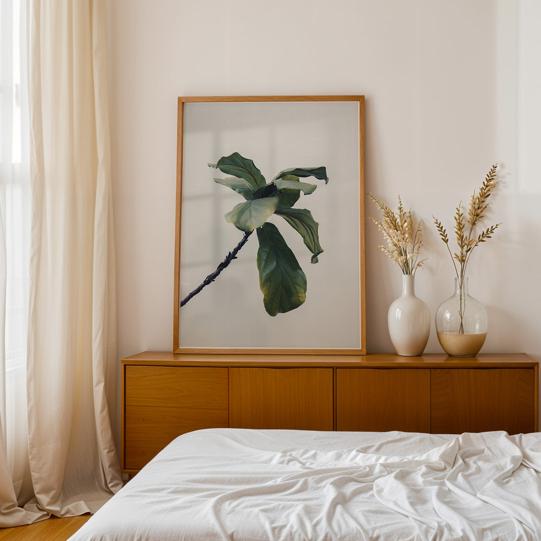 Plante plakat | Inspirerende print til dit hjem | Plakat med grønne planter, botanisk kunst og naturplanter, ideel til at tilføje et organisk og livligt præg til dit hjem.