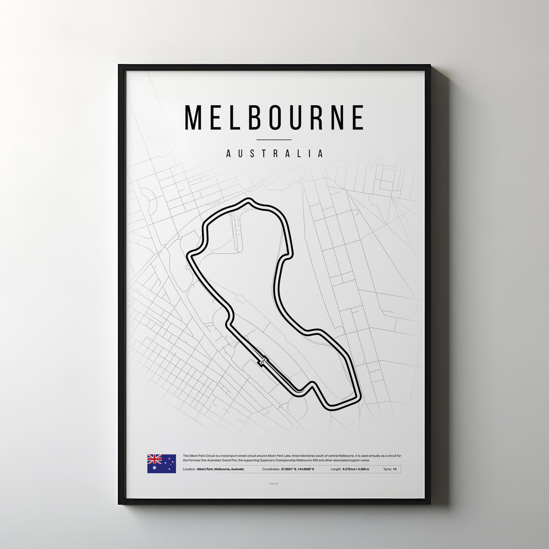 Australia Formula 1 Plakat | Skab Vibes fra Down Under i Melbourne