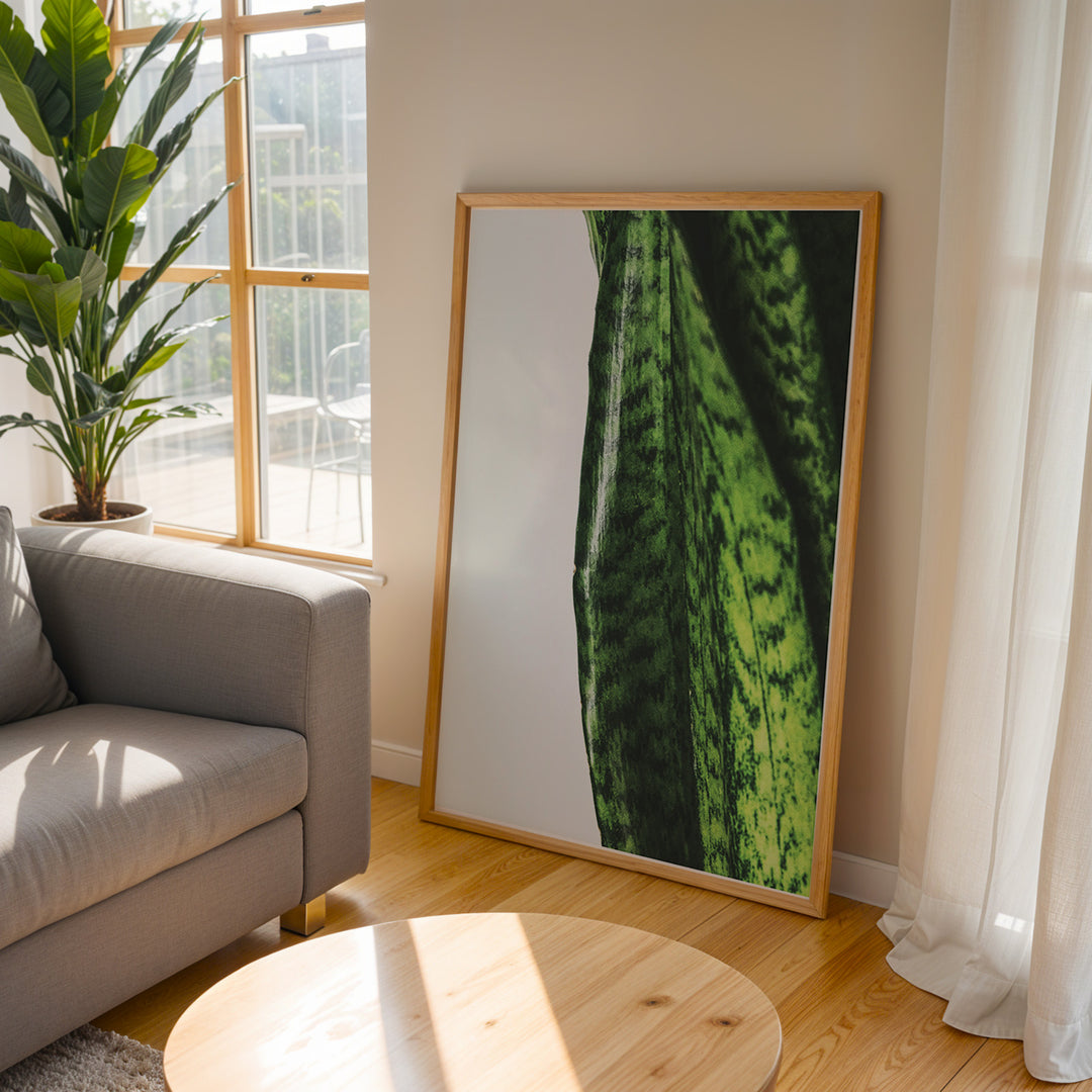 Plante plakat | Naturligt print med en moderne vinkel | Plakat med grønne planter, botanisk kunst og naturplanter, ideel til at tilføje et organisk og livligt præg til dit hjem.