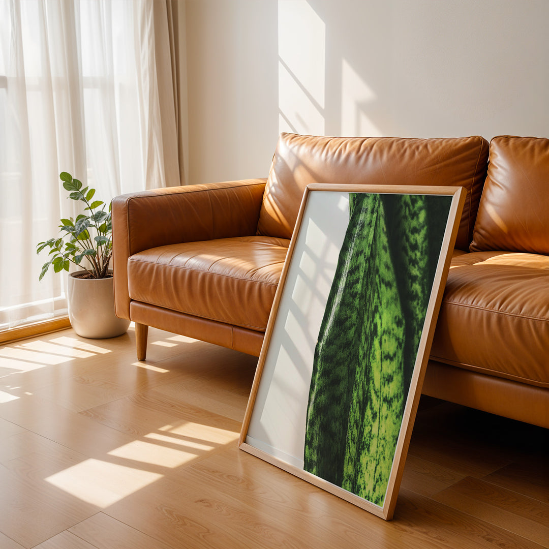 Plante plakat | Naturligt print med en moderne vinkel | Plakat med grønne planter, botanisk kunst og naturplanter, ideel til at tilføje et organisk og livligt præg til dit hjem.