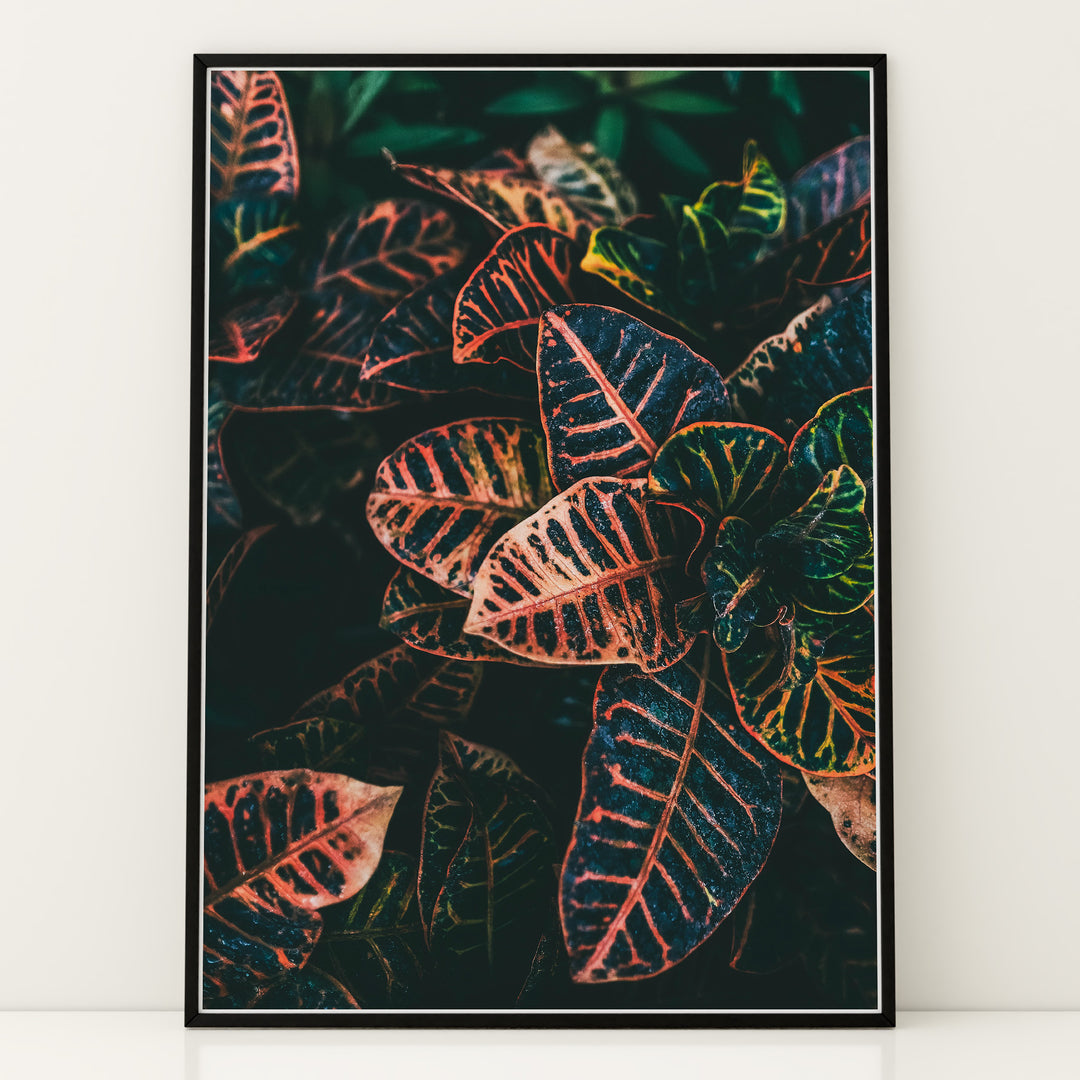 Plante print | Elegant plakat der fanger øjet | Plakat med grønne planter, botanisk kunst og naturplanter, ideel til at tilføje et organisk og livligt præg til dit hjem.