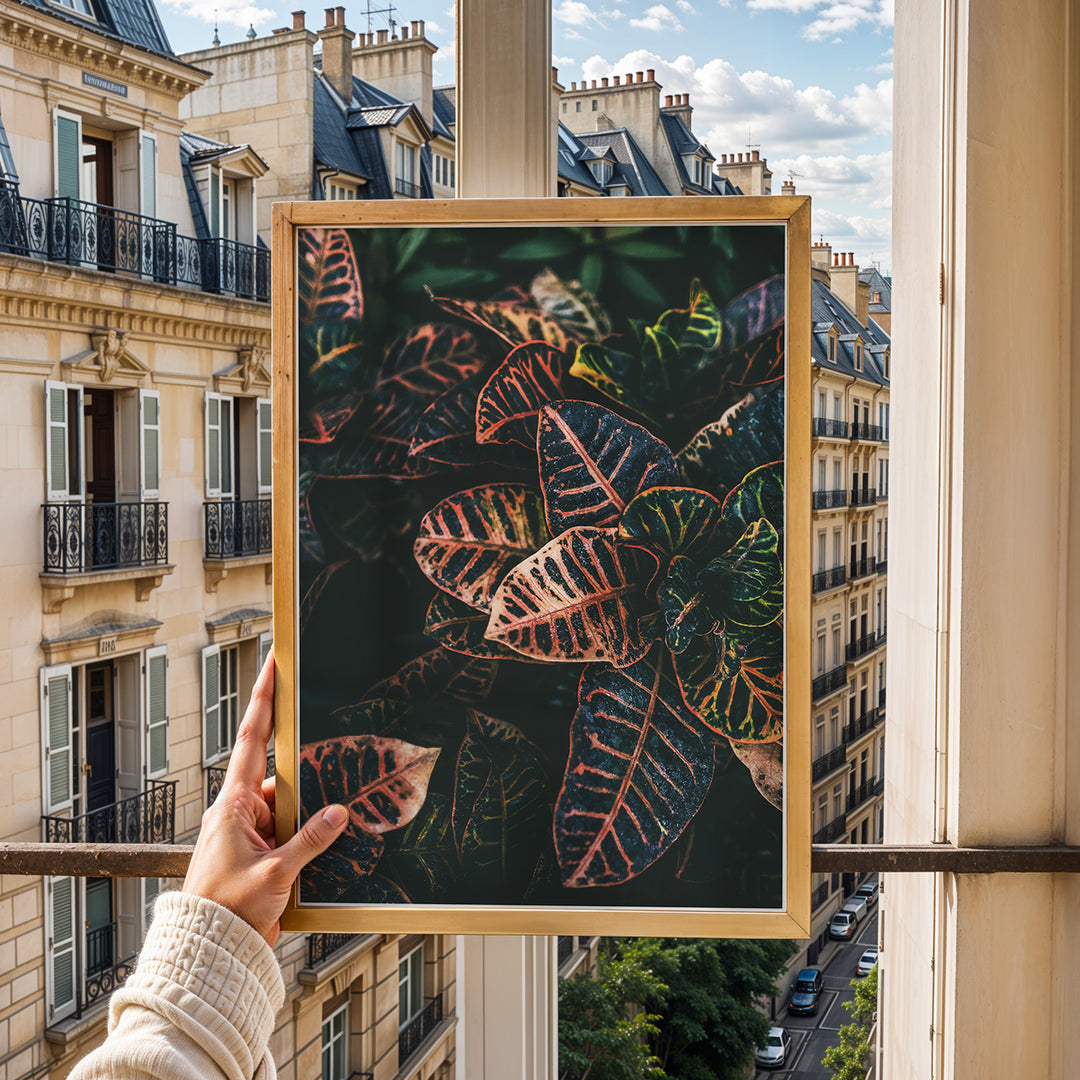 Plante print | Elegant plakat der fanger øjet | Plakat med grønne planter, botanisk kunst og naturplanter, ideel til at tilføje et organisk og livligt præg til dit hjem.