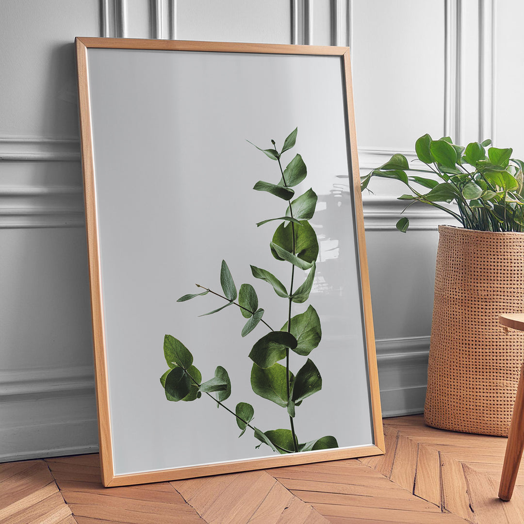 Plante print | Inspirerende plakat med skønne naturmotiver | Plakat med grønne planter, botanisk kunst og naturplanter, ideel til at tilføje et organisk og livligt præg til dit hjem.