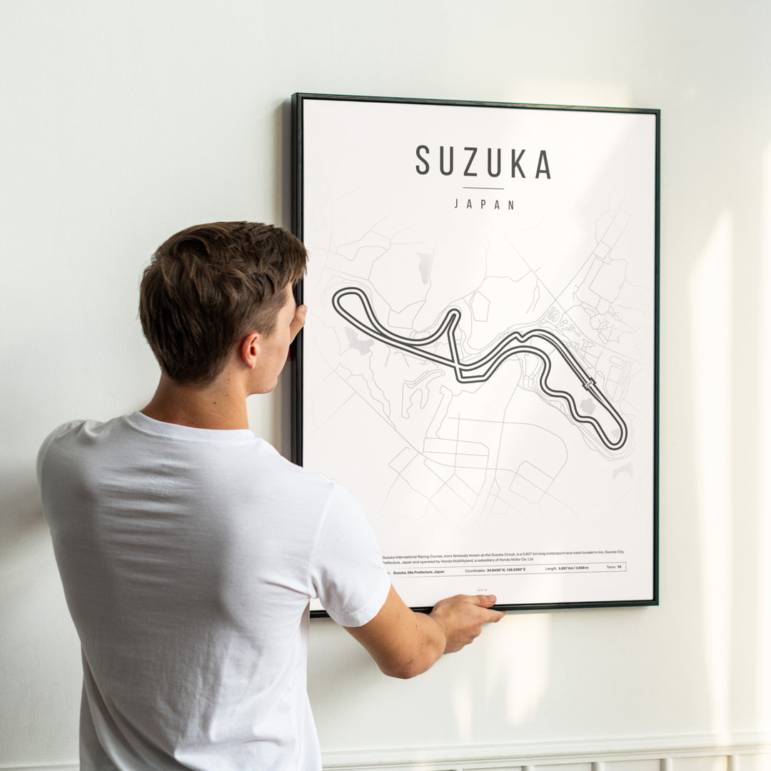 Japan Formula 1 Plakat | Find Zen med Suzuka's Racing Atmosfære