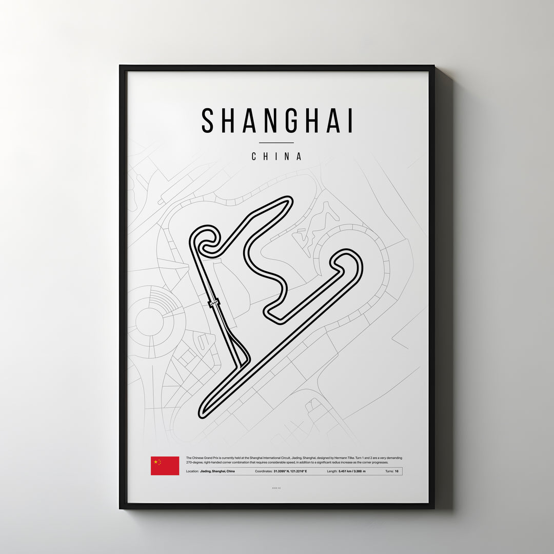 China Formula 1 Plakat | Oplev Urban Velocity i Shanghai