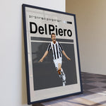 Indlæs billede til gallerivisning Fodbold plakat | Fodbold plakater | Alessandro Del Piero Fodbold Plakat | Legendarisk Tribute til Den Ægte Fan | Plakaty.dk
