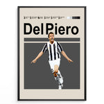 Indlæs billede til gallerivisning Fodbold plakat | Fodbold plakater | Alessandro Del Piero Fodbold Plakat | Legendarisk Tribute til Den Ægte Fan | Plakaty.dk
