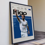 Indlæs billede til gallerivisning Fodbold plakat | Fodbold plakater | Luis Figo Fodbold Plakat | Portugals Magiske Spilskaber | Plakaty.dk
