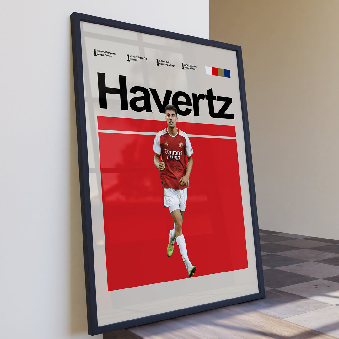 Fodbold plakat | Fodbold plakater | Kai Havertz Fodbold Plakat | Perfekt til Den Ægte Fan | Plakaty.dk