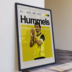 Indlæs billede til gallerivisning Fodbold plakat | Fodbold plakater | Mats Hummels Fodbold Plakat | Forsvarsmaestroens Ære | Plakaty.dk
