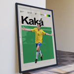 Indlæs billede til gallerivisning Fodbold plakat | Fodbold plakater | Kaka Fodbold Plakat 02 | Magisk Tribute til Den Ægte Fan | Plakaty.dk
