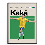 Indlæs billede til gallerivisning Fodbold plakat | Fodbold plakater | Kaka Fodbold Plakat 02 | Magisk Tribute til Den Ægte Fan | Plakaty.dk
