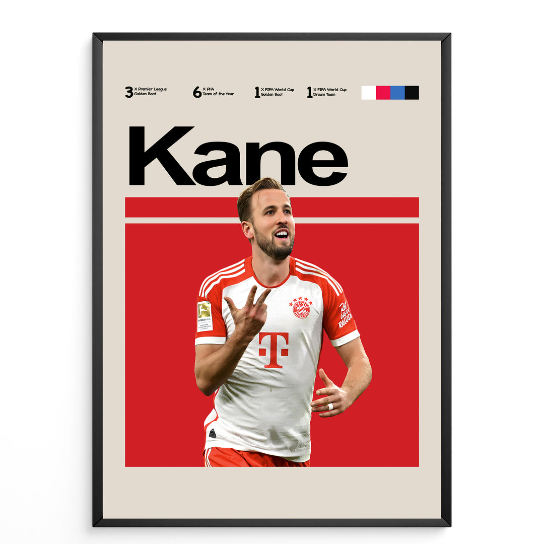 Fodbold plakat | Fodbold plakater | Harry Kane Fodbold Plakat | Perfekt til Den Ægte Fan | Plakaty.dk