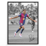 Indlæs billede til gallerivisning Fodbold plakat | Fodbold plakater | Lamine Yamal Fodbold Plakat | Inspirerende for Fremtidens Fans | Plakaty.dk
