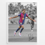Indlæs billede til gallerivisning Fodbold plakat | Fodbold plakater | Lamine Yamal Fodbold Plakat | Inspirerende for Fremtidens Fans | Plakaty.dk
