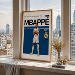 Indlæs billede til gallerivisning Fodbold plakat | Fodbold plakater | Kylian Mbappé Fodbold Plakat | Perfekt til Den Ægte Fan | Plakaty.dk
