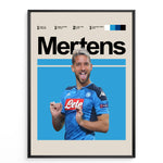 Indlæs billede til gallerivisning Fodbold plakat | Fodbold plakater | Dries Mertens Fodbold Plakat | Belgisk Målsluger, Elegance og Mål | Plakaty.dk
