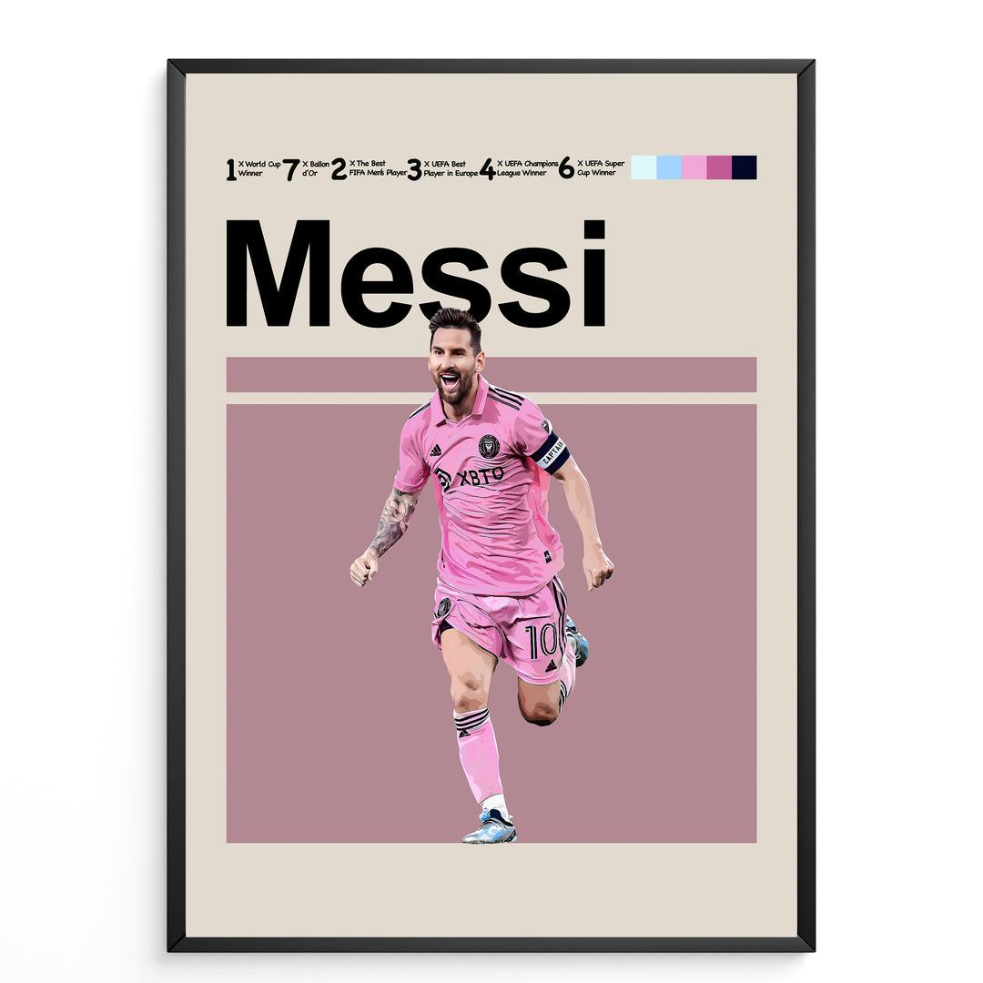 Fodbold plakat | Fodbold plakater | Lionel Messi Fodbold Plakat 03 | Perfekt til Den Ægte Fan | Plakaty.dk