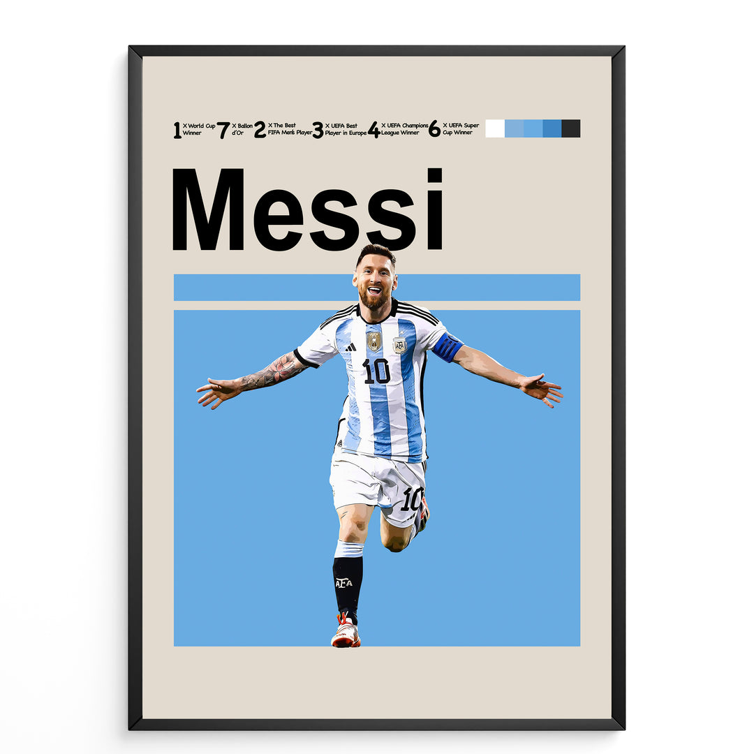 Fodbold plakat | Fodbold plakater | Lionel Messi Fodbold Plakat 01 | Perfekt til Den Ægte Fan | Plakaty.dk