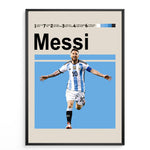 Indlæs billede til gallerivisning Fodbold plakat | Fodbold plakater | Lionel Messi Fodbold Plakat 01 | Perfekt til Den Ægte Fan | Plakaty.dk
