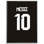 Indlæs billede til gallerivisning Lionel Messi Fodbold Plakat | Til FC Barcelona Fans | Tre plakater der hylder Lionel Messi med billede, citat og hans ikoniske nummer 10. Perfekt til fodboldfans og Messi-entusiaster.
