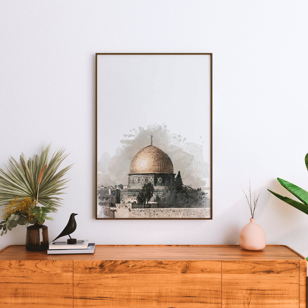 Al-Quddus plakat | Dome Of The Rock Plakat