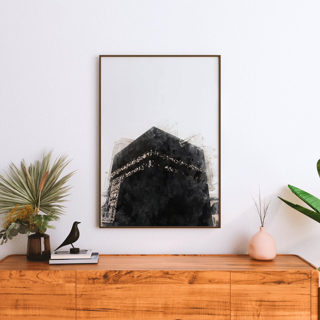 Den Hellige Mekka plakat | Skandinavisk Abstraktion / Abstract