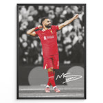 Indlæs billede til gallerivisning Fodbold plakat | Fodbold plakater | Mohamed Salah Fodbold Plakat | Perfekt til Den Ægte Fan | Plakaty.dk
