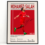 Indlæs billede til gallerivisning Fodbold plakat | Fodbold plakater | Mohamed Salah Fodbold Spiller Plakat | Perfekt til Passionerede Fans | Plakaty.dk
