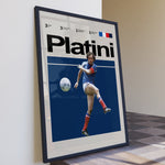 Indlæs billede til gallerivisning Fodbold plakat | Fodbold plakater | Michel Platini Fodbold Plakat | Legendarisk Tribute til Den Ægte Fan | Plakaty.dk
