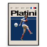 Indlæs billede til gallerivisning Fodbold plakat | Fodbold plakater | Michel Platini Fodbold Plakat | Legendarisk Tribute til Den Ægte Fan | Plakaty.dk
