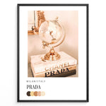 Indlæs billede til gallerivisning Fashion Plakat | Prada Worldview – Golden Globe &amp; Fashion Books Poster Plakaty.dk | Would you like a cohesive series name and catalog description tying this together with the other pastel-toned fashion posters? I can help create a title and blurb for the full set.

