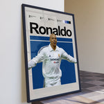 Indlæs billede til gallerivisning Fodbold plakat | Fodbold plakater | Ronaldo Nazário Fodbold Plakat 01 | Legendarisk Tribute til Den Ægte Fan | Plakaty.dk
