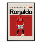 Indlæs billede til gallerivisning Fodbold plakat | Fodbold plakater | Cristiano Ronaldo Fodbold Plakat 01 | Ideel til Enhver Fan | Plakaty.dk
