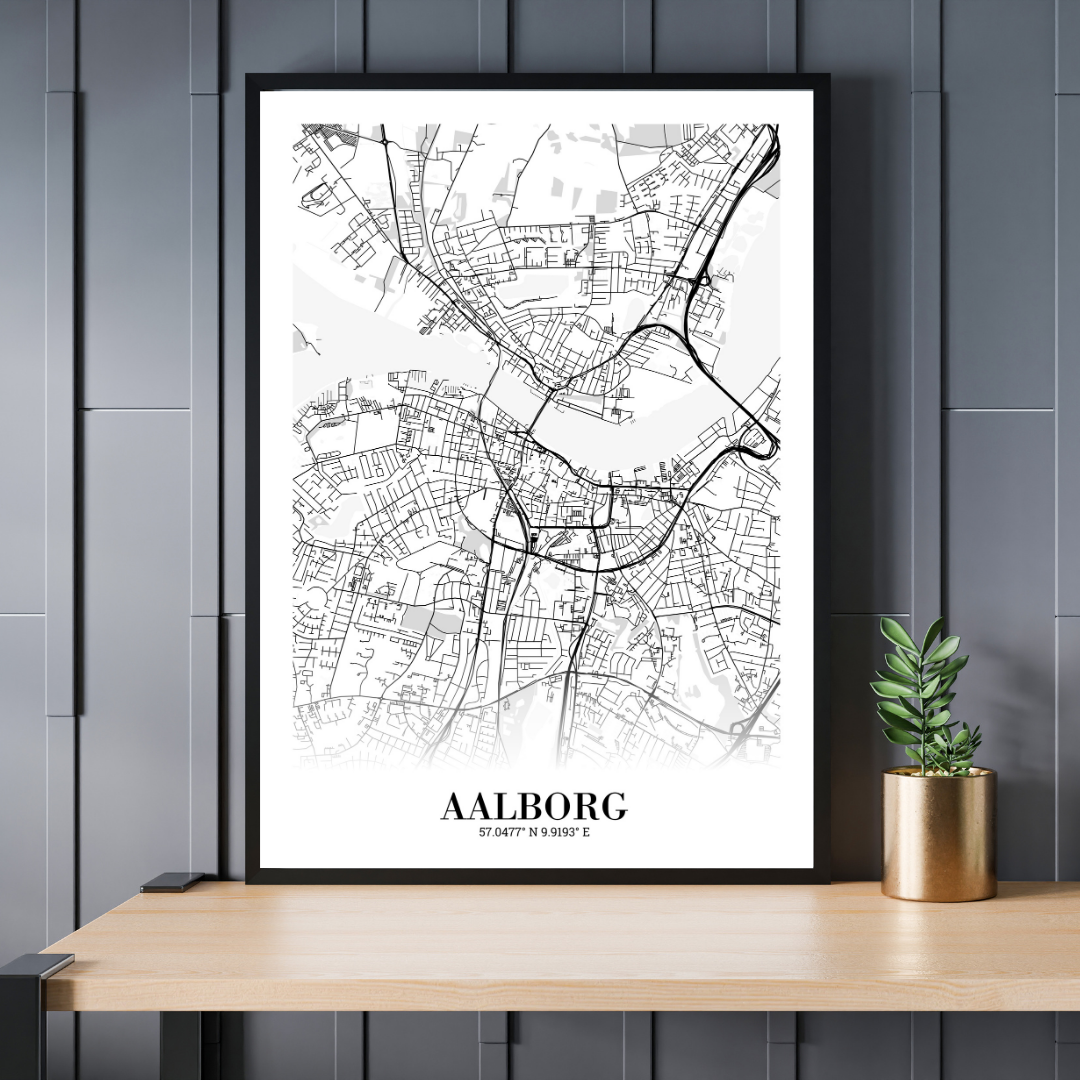 Aalborg byplakat | mockup forside