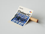Indlæs billede til gallerivisning Holdfoto | Chelsea FC fodboldplakat 2024-2025 med hele truppen i blå trøjer – ideel vægdekoration til fans af Chelsea og engelsk fodbold.
