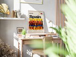 Indlæs billede til gallerivisning Holdfoto | Spanien fodbold plakater | Spansk landshold i klassiske røde trøjer, holdopstilling 2024-2025 sæson, moderne og stilfuldt design.

