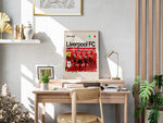 Indlæs billede til gallerivisning Holdfoto | Liverpool FC fodboldplakat 2024-2025 med røde spillertrøjer og ikonisk klubdesign – en stærk plakat til ægte fans.
