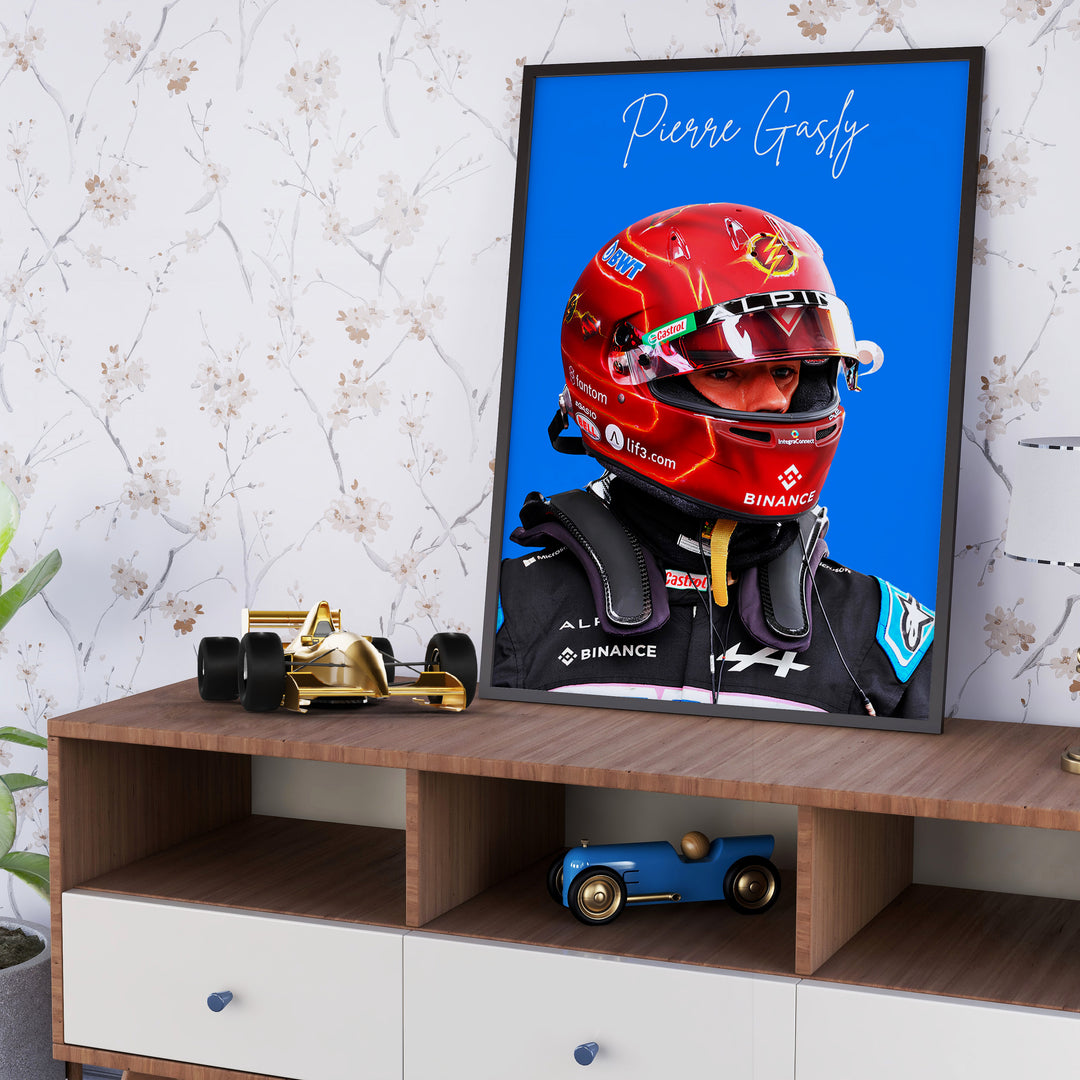 Pierre Gasly F1 Plakat | Unikt Design på 20+ Internationale Baner