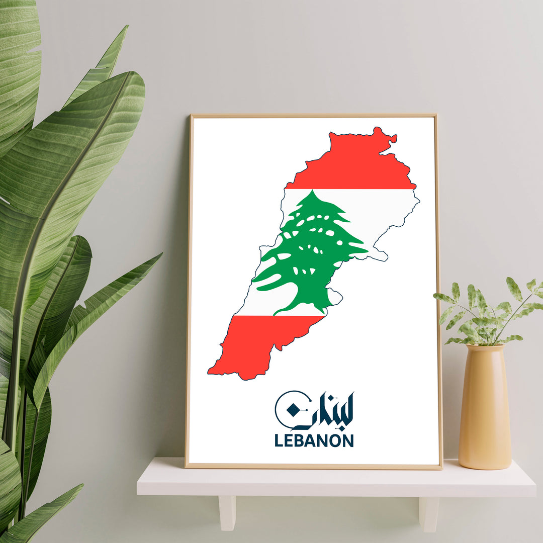 Lebanon Plakat | Flag Plakat