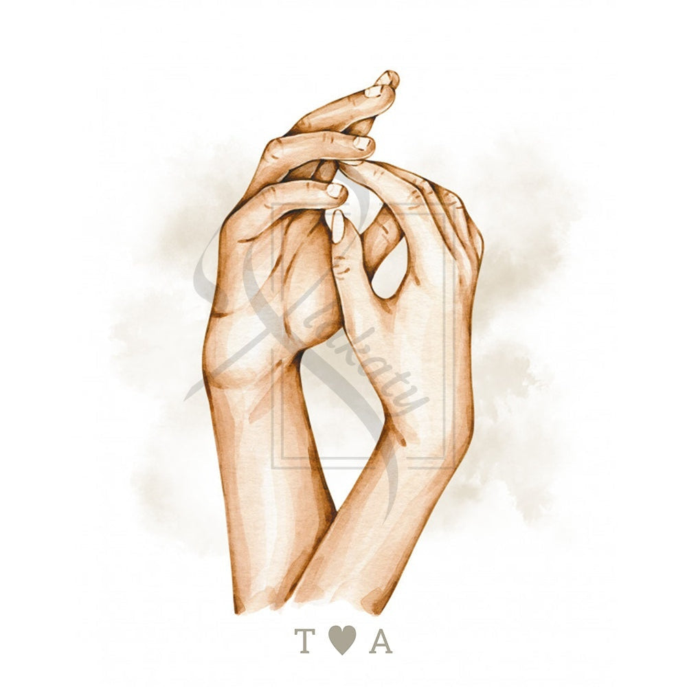 Love in Hands | Kærlighed plakat